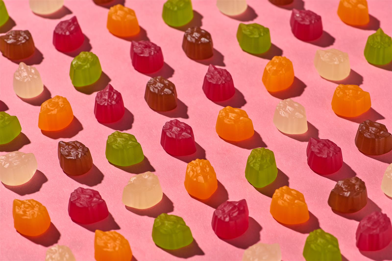 Zuckerarmes Fruchtgummi Bundel