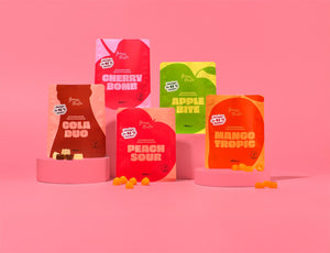 Zuckerarmes Fruchtgummi Bundel
