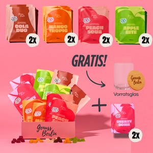 Zuckerarmes Fruchtgummi Bundel