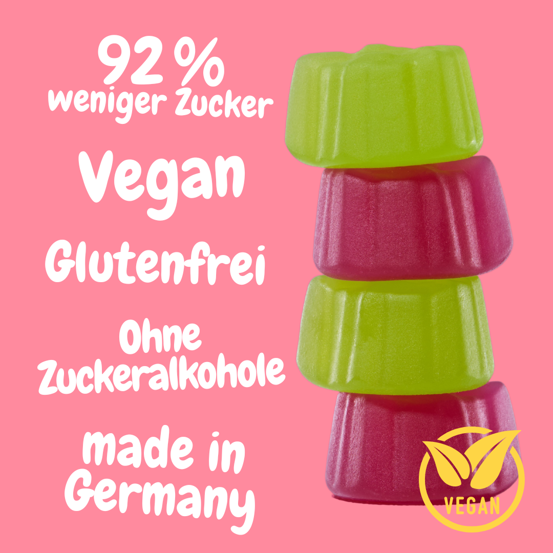 Zuckerarmes Fruchtgummi Bundel (10x 100g)