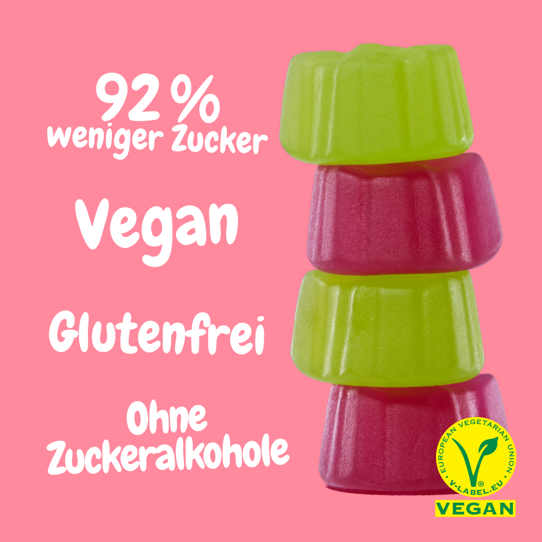 Black Deal Zuckerarmes Fruchtgummi Bundel 20x 100g