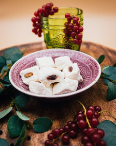 Weisser Nougat mit Kokos und Pistazie